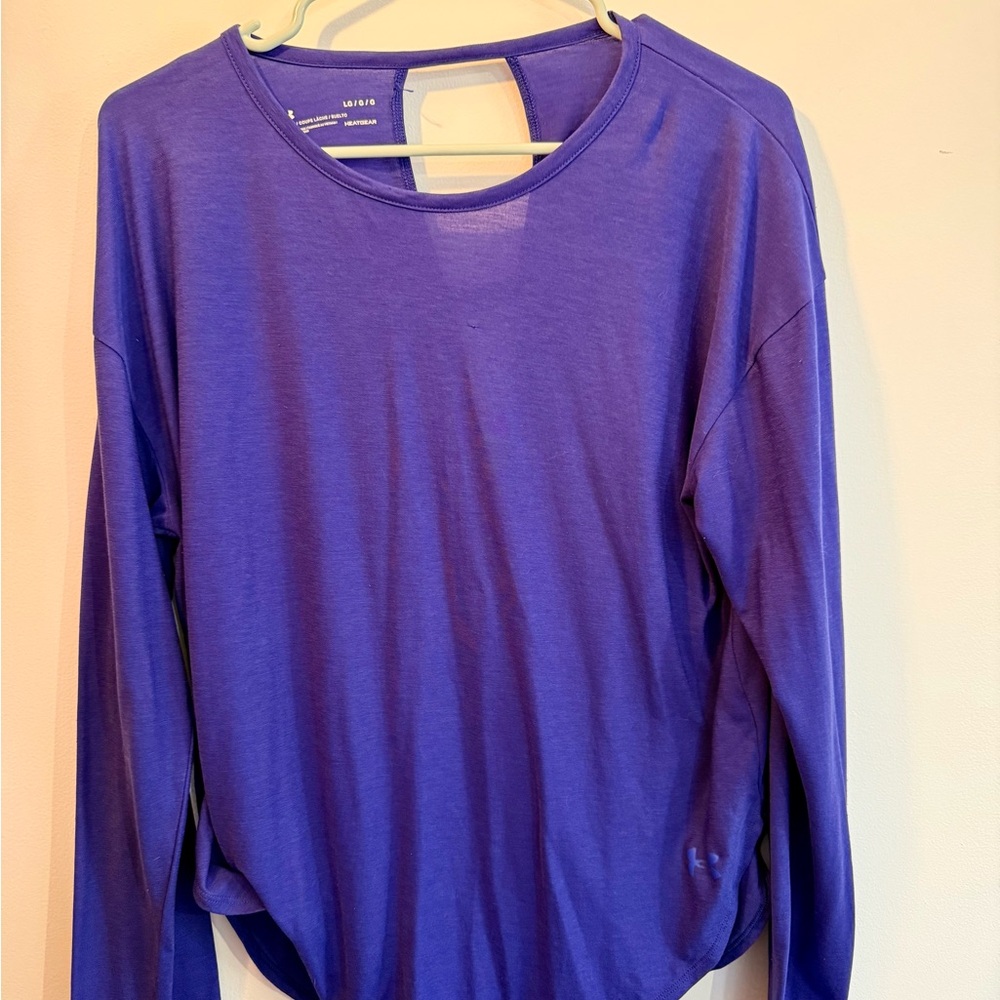 Underarmour Women's cold gear Vibrant Purple Long Sleeve Tee
